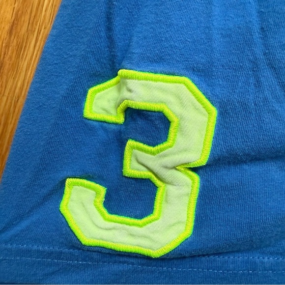 Polo Ralph Lauren Big Pony Color Block T-Shirt Youth Size Large 14/16 Blue White - Picture 5 of 8